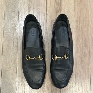 Gucci Leather Brixton Horsebit loafers